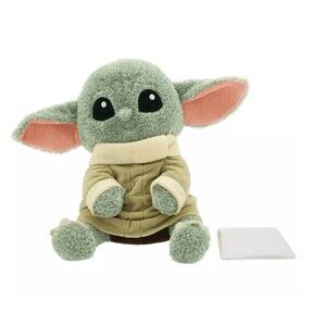 Disney Parks Star Wars The Mandalorian Grogu Weighted Pouch Plush New with Tag